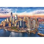 Trefl Cityscape: Manhattan, New York, USA 1500 Piece Jigsaw Puzzle Prime 33"x23" Thick Cardboard, New York, Urban Landscape, Creative Entertainment for Adults and Children from 12 Years Old