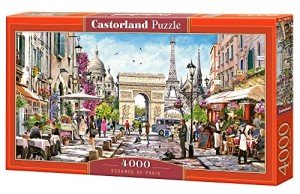 CASTORLAND 4000 Piece Jigsaw Puzzles, Essence of Paris, France, Eiffel Tower, Iconic Monuments, Adult Puzzles, Castorland C-400294-2