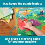 Chuckle & Roar Tray Puzzles 4 Pack Farm, Dinosaurs, Jungle, and Zoo 12 & 24 PC Edition