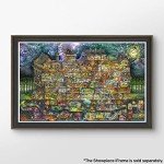 Pintoo Jigsaw Puzzles 4000 Piece for Adults - Tom Parker - The Night House Maze - Easy Storage Snug Interlocking Plastic Puzzle No Glue Required [H2953]