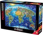 Anatolian Puzzle - World Landmarks, 4000 Piece Jigsaw Puzzle, #5202
