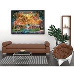 Educa - Savanna Coming to Life- 4000 Piece Jigsaw Puzzle - Puzzle Glue Included - Completed Image Measures 53.5" x 37.75" - Ages 14+ (19285)