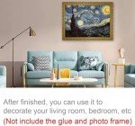 Jigsaw Puzzle 3000 Pieces for Adults, Difficult Challenges Educational Toys Family Fun Games for Relax and Create 45.27 x 32.28 inches (Starry Night)