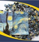 Jigsaw Puzzle 3000 Pieces for Adults, Difficult Challenges Educational Toys Family Fun Games for Relax and Create 45.27 x 32.28 inches (Starry Night)