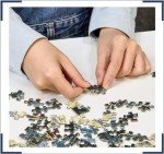 Jigsaw Puzzle 3000 Pieces for Adults, Difficult Challenges Educational Toys Family Fun Games for Relax and Create 45.27 x 32.28 inches (Starry Night)