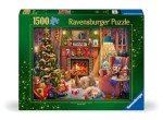 Ravensburger Christmas Eve 1500 Piece Holiday Jigsaw Puzzle for Adults - 12000717 - Handcrafted Tooling, Made in Germany, Every Piece Fits Together Perfectly