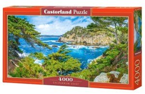 CASTORLAND 4000 Piece Jigsaw Puzzles, Californian Coast, USA, Spectaculat lanscape View, Seaside, Ocean View, Adult Puzzle, Castorland C-400355-2