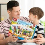 SYNARRY Wooden Vehicle Puzzles for Kids Ages 4-6, 6 Packs 60 PCs Jigsaw Puzzles Preschool Educational Toys Gifts for Children Ages 4-8, Kids Toys Gifts for 4+ Year Olds Boys Girls