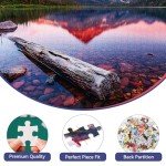 2000 Piece Jigsaw Puzzle for Adults – Glacier National Park, Redwood Forest & Mountain Landscape – Large Nature Puzzle, Challenging & Eco-Friendly, 39" x 28"