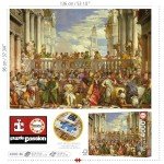 Educa - The Wedding at Cana, Paolo Veronese | 4000 Piece Puzzle for Adults. Measurements: 75.59" x 53.54". Includes Lost Part Service While Supplies Last. from 14 Years Old (19949)