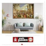 Educa - The Wedding at Cana, Paolo Veronese | 4000 Piece Puzzle for Adults. Measurements: 75.59" x 53.54". Includes Lost Part Service While Supplies Last. from 14 Years Old (19949)