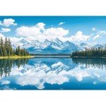 2000 Piece Puzzle for Adults, Blue Mountains and White Clouds Jigsaw Puzzle, Scenic Nature 2000 Pieces, Relaxing and Challenging, 39" x 28"