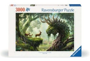 Ravensburger The Forest Dragon Awakes 3000 Piece Jigsaw Puzzle for Adults - 12000808 - Handcrafted Tooling, Made in Germany, Every Piece Fits Together Perfectly