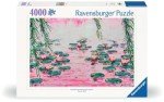 Ravensburger Pink Water Lilies 4000 Piece Jigsaw Puzzle | Ideal Challenge or Great Group Activity | Eco-Conscious Materials