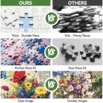 2000 Piece Jigsaw Puzzle for Adults, Magical Butterfly Flying Out of Book, Recycled Thick Cardboard, Lettered Back Guide, Challenging Art Puzzle Gift, 39 x 28 in