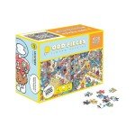 Odd Pieces Mystery Jigsaw Puzzle-1,000 Pcs Mystery Puzzle with Storytelling Comics, Secret Ending-1000 Piece Puzzle for Adults & Kids –19.7'' x 27.6'' Frameable Magic Puzzle Art (Turbo 3000)