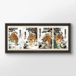 Pintoo Panoramic Jigsaw Puzzles 4000 Piece for Adults - Alexander The Fat Tiger - Up and Down The Mountain Beautiful Plastic Puzzle for Home Decor Zero Dust Easy Storage [H2647]