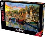Anatolian Puzzle - Harbour Lights, 1500 Piece Jigsaw Puzzle, #4564