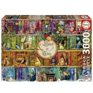 Educa - A Stitch in Time | 3000 Piece Puzzle for Adults. Measurements: 47,24" x 33,46". Includes Lost Part Service | from 14 Years Old (19946)