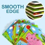 Puzzles for Kids Ages 3-5, 9 Pack Wooden Jigsaw Puzzles for Toddlers Ages 3-5 16 Pieces Preschool Educational Learning Toys Set Animals Puzzles for 3 4 5 Years Old Boys and Girls
