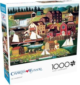 Buffalo Games - Charles Wysocki - The Cambridge - 1000 Piece Jigsaw Puzzle for Adults -Challenging Puzzle Perfect for Game Nights - Finished Size is 26.75 x 19.75