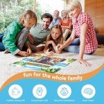 2000 Piece Puzzle for Adults – Colorful Beach Shop with Surfboards and Ocean View – Vibrant Hand-Drawn Style, Challenging Jigsaw Puzzle – 39 x 28 Inches