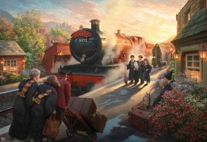 Ceaco - Silver Select - Kinkade - Harry Potter - 2000 Piece Jigsaw Puzzle for Adults -Challenging Puzzle Perfect for Game Nights