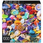 2-Pack of 1000-Piece Jigsaw Puzzles, Succulents & Rocks and Minerals | Puzzles for Adults and Kids Ages 8+, Amazon Exclusive