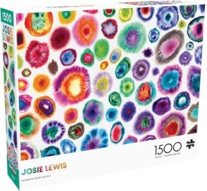 Buffalo Games - Josie Lewis - Josie Lewis: Rainbow River Rocks - 1500 Piece Jigsaw Puzzle for Adults -Challenging Puzzle Perfect for Game Nights - Finished Size is 38.50 x 26.50