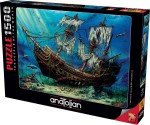 Anatolian Puzzle - Shipwreck Sea, 1500 Piece Jigsaw Puzzle, #4558