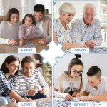 2000 Piece Garden Tea Party Puzzles, Flower Garden Party Puzzles for Adults 2000 Pieces and Up, Puzzle 2000 Pieces, Oil Painting Jigsaw Puzzles Classic Challenging Puzzle for Adults Teens