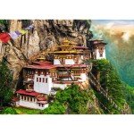 Trefl Tiger's Nest, Bhutan 2000 Piece Jigsaw Puzzle Red 38"x27" Print, DIY Puzzle, Creative Fun, Classic Puzzle for Adults and Children from 15 Years Old