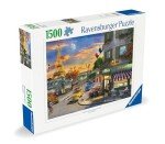 Ravensburger - Romantic City of Paris - 1500 Piece Jigsaw Puzzle - Featuring a Quaint, Old-time City Street and The Eiffel Tower - Frameable - Premium Quality - Puzzles for Adults