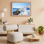 2000 Piece Puzzle for Adults – Challenging Large Jigsaw Puzzle, Scenic Greece Island Landscape Gift, Santorini View Puzzle – Premium Quality – 39 x 28 Inches