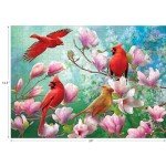 RoseArt - Songbird - 4-in-1-500 Piece Jigsaw Puzzle for Adults