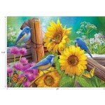 RoseArt - Songbird - 4-in-1-500 Piece Jigsaw Puzzle for Adults