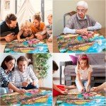 500 Pieces Puzzle for Adults, Beach House Flower Puzzle, Recycled Cardboard Jigsaw Puzzles 500 Pieces, Challenging Puzzles Game Home Art Decor Birthday Party Gift Toy for Teens Seniors 20.5 * 15 inch