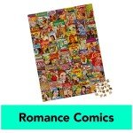 Spin Master Games, 1000-Piece Jigsaw Puzzles 2-Pack, Retro Comics & Fruit Labels, Puzzles for Kids Ages 8 & Up
