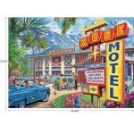 RoseArt - Back to The Past - Rose Motel - 1000 Piece Jigsaw Puzzle for Adults