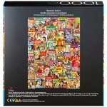 Spin Master Games, 1000-Piece Jigsaw Puzzles 2-Pack, Retro Comics & Fruit Labels, Puzzles for Kids Ages 8 & Up