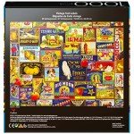 Spin Master Games, 1000-Piece Jigsaw Puzzles 2-Pack, Retro Comics & Fruit Labels, Puzzles for Kids Ages 8 & Up