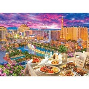 RoseArt - Kodak Premium - La Vida Las Vegas - 3000 Piece Jigsaw Puzzle for Adults