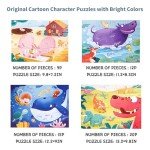 TOI Leveled Puzzles for Kids Aged 2.5 and Up, Toddler Puzzle Preschool Learning Jigsaw Puzzles, Large Pieces Educational Game for Boys Girls, Classic Education Step 2