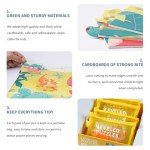 TOI Leveled Puzzles for Kids Aged 2.5 and Up, Toddler Puzzle Preschool Learning Jigsaw Puzzles, Large Pieces Educational Game for Boys Girls, Classic Education Step 2
