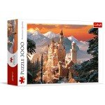 Trefl Wintry Neuschwanstein Castle, Germany 3000 Piece Jigsaw Puzzle Red 46"x33" Print, DIY Puzzle, Creative Fun, Classic Puzzle for Adults and Children from 15 Years Old