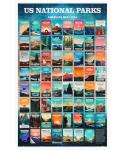 PieceRelax Plastic Jigsaw Puzzles for Adults 4000 Pieces - Studio Inception - US National Parks Most Satisfying Table Games and Gifts No Puzzle Mat Required [H3786]