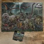 AQUARIUS Jurassic World Size Chart 3000pc Puzzle (3000 Piece Jigsaw Puzzle) - Glare Free - Precision Fit - Officially Licensed Jurassic World Merchandise & Collectibles - 42x35 Inches