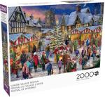 Buffalo Games - ALI Corti - Winter Village Festival - 2000 Piece Jigsaw Puzzle for Adults -Challenging Puzzle Perfect for Game Nights - Finished Size is 38.50 x 26.50