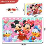 MZZOTOY Puzzles for Kids Ages 4-8, 60 Pieces for Kids Ages 3-5 in a Metal Box Jigsaw Puzzles Girls and Boys Educational Toys Gifts