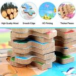 MZZOTOY Puzzles for Kids Ages 4-8, 60 Pieces for Kids Ages 3-5 in a Metal Box Jigsaw Puzzles Girls and Boys Educational Toys Gifts